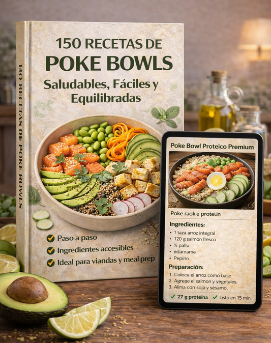 🥗 150 Poke Bowls Saludables