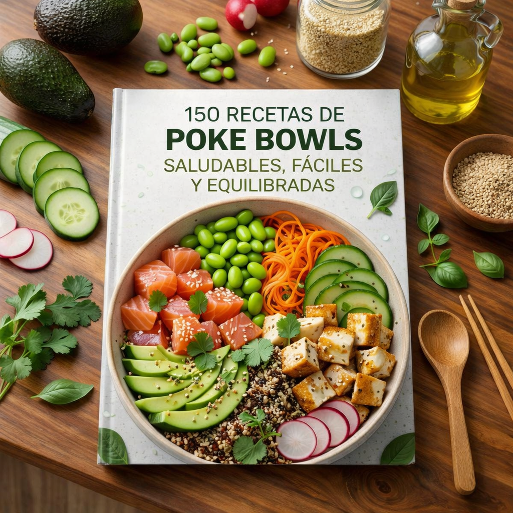 🥗 150 Recetas de Poke Bowls Saludables